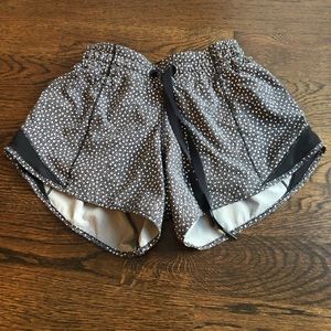 Reflective dot Lululemon shorts size 2